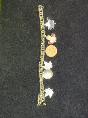Vintage Souvenir of Canada Charm Bracelet